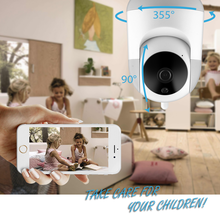 1080P 4x zoom face detection tracking surveillance camera